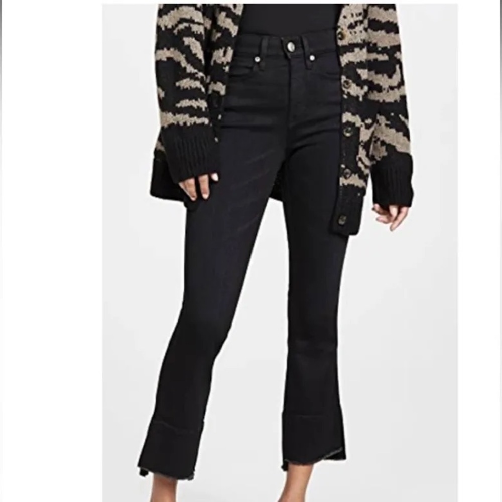 AYR The Shade jean in DARK WASH BLACK SIZE 26 - Picture 2 of 9